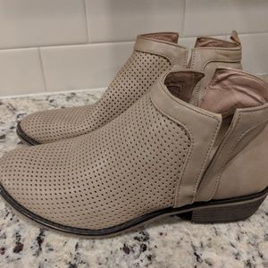 Cut out Ankle Booties